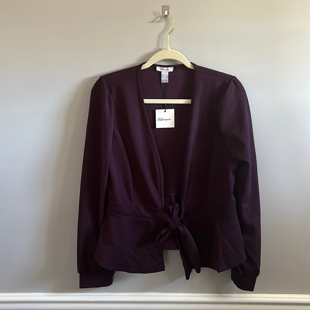 Plum Blazer
